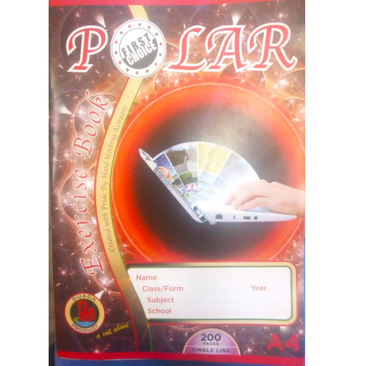 Polar 200 Pages A4 Exercise Book